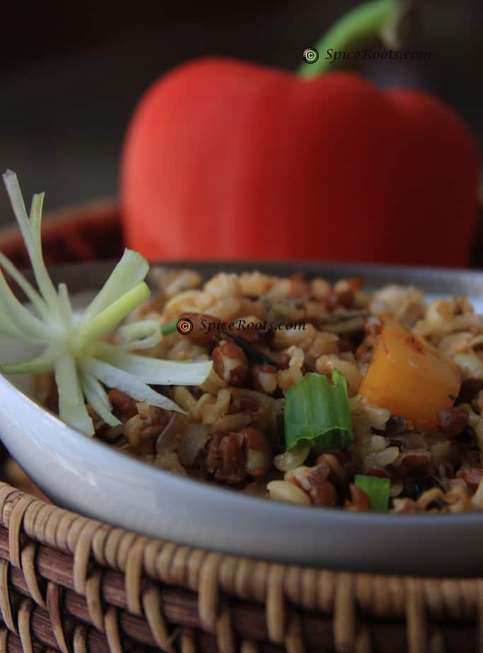 Brown rice pulao