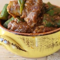 bhindi gosht