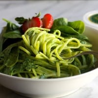 Spinach pasta