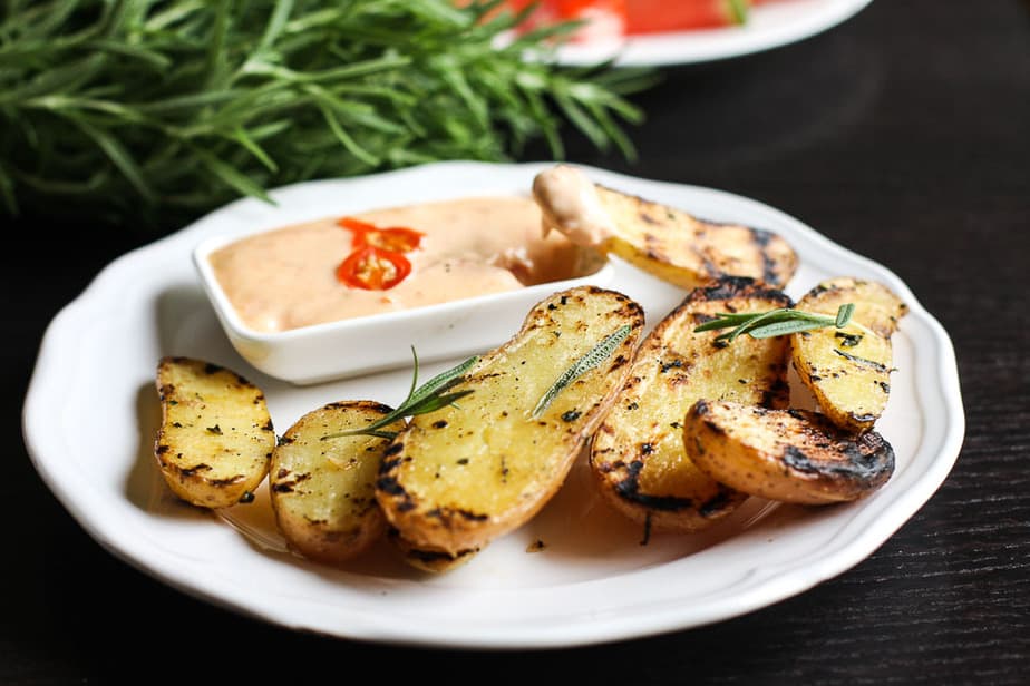 Grilled Rosemary potatoes-7