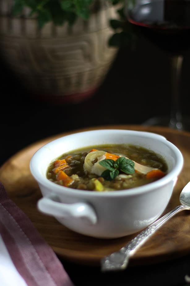 French Lentil and Vegetable soup