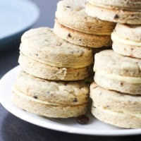 Coffee and Irish cream Sandwich cookies