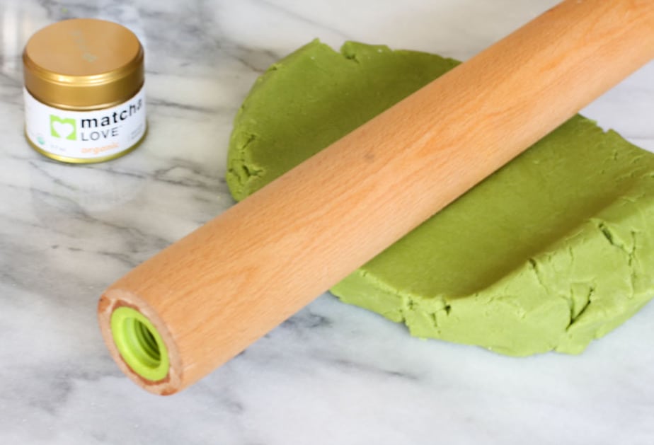 Matcha and White chocolate cookies