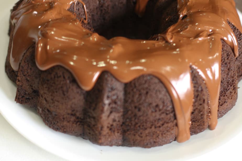 Biscoff and Chocolate Rocky Road Bundt Cake