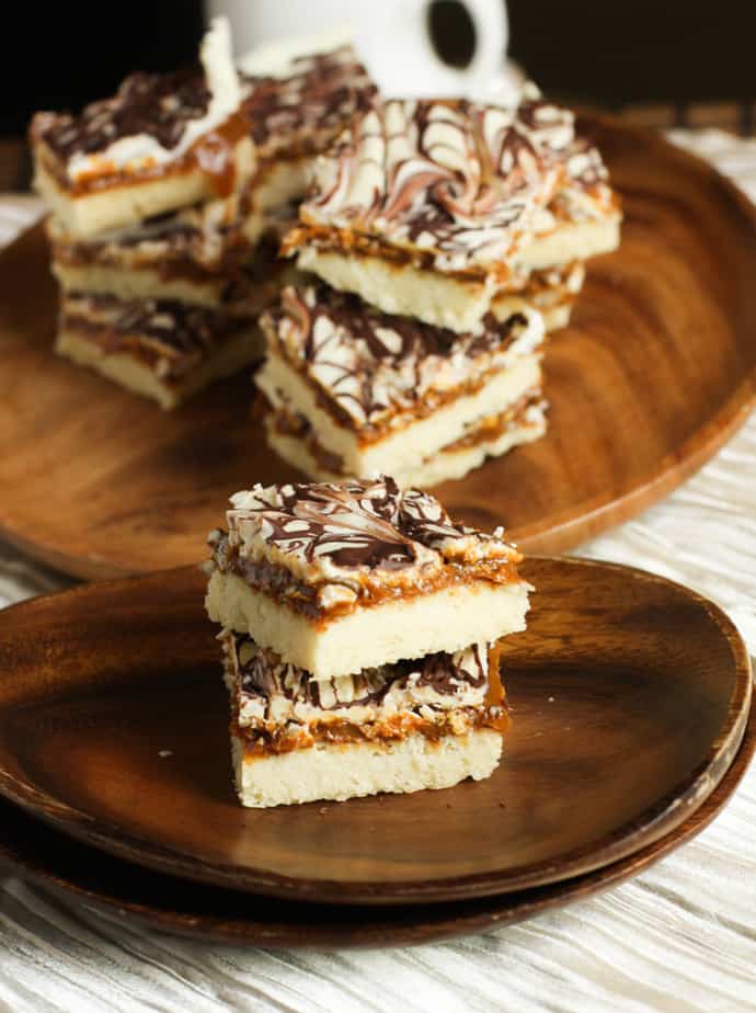 Millionaire shortbread bars