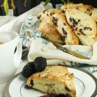 Cherry and Chocolate chip Scones