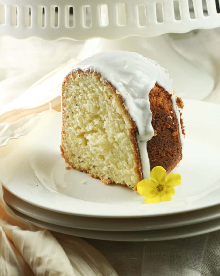 Lemon Ricotta poppy seed bundt cake
