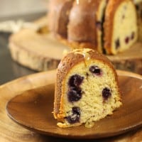 Orange Blossom Honey Nut and Blueberry cake