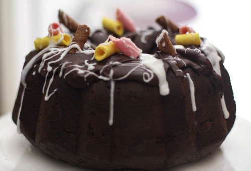 chocolate and tomato soup bundt 