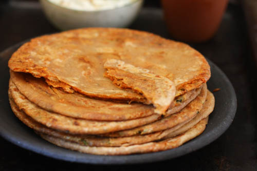 Satpadi - Spiced Griddle bread