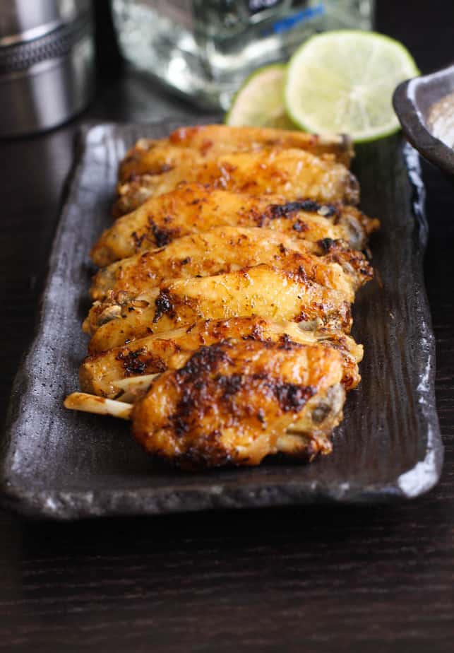 Tequila lime chicken wings