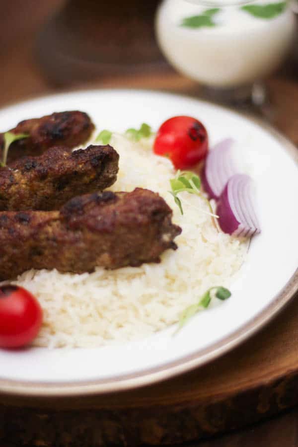 Lamb Chelo Kebab