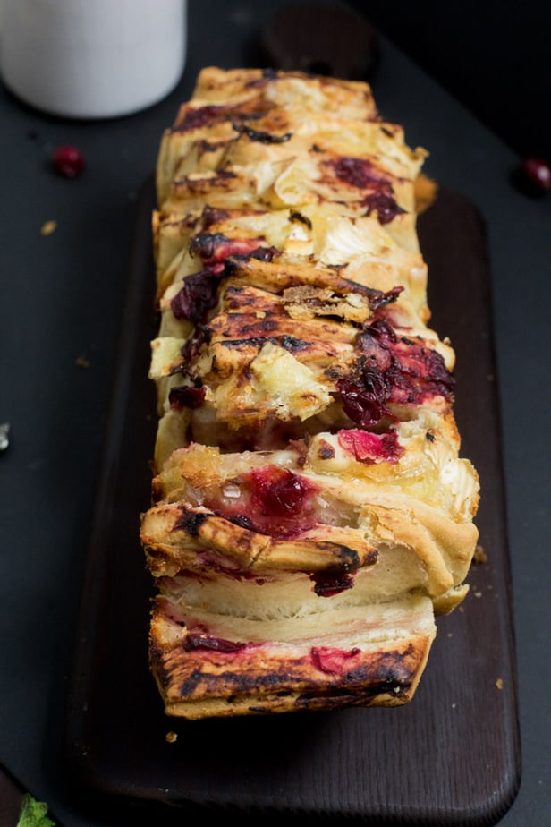 Cranberry Chutney Pull Apart Bread