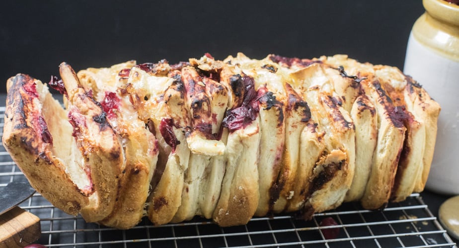 Cranberry Chutney Pull Apart Bread