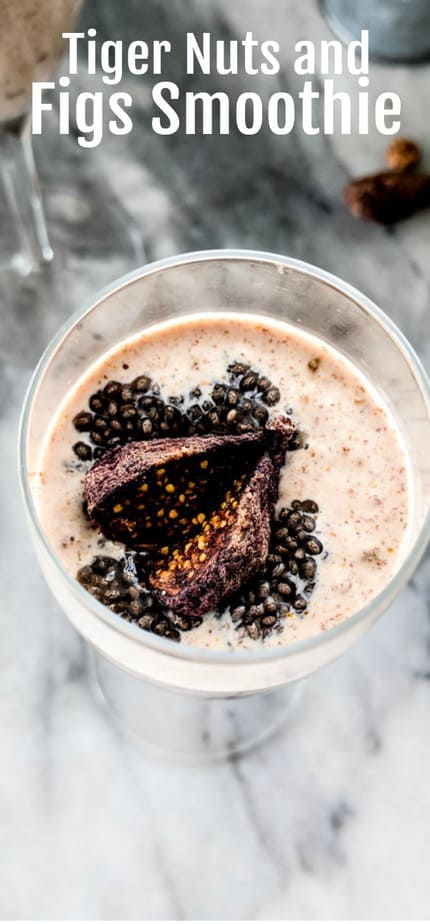 Tiger Nuts and Figs Smoothie