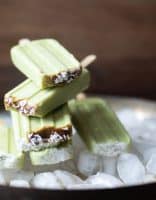 Coconut avocado popsicles