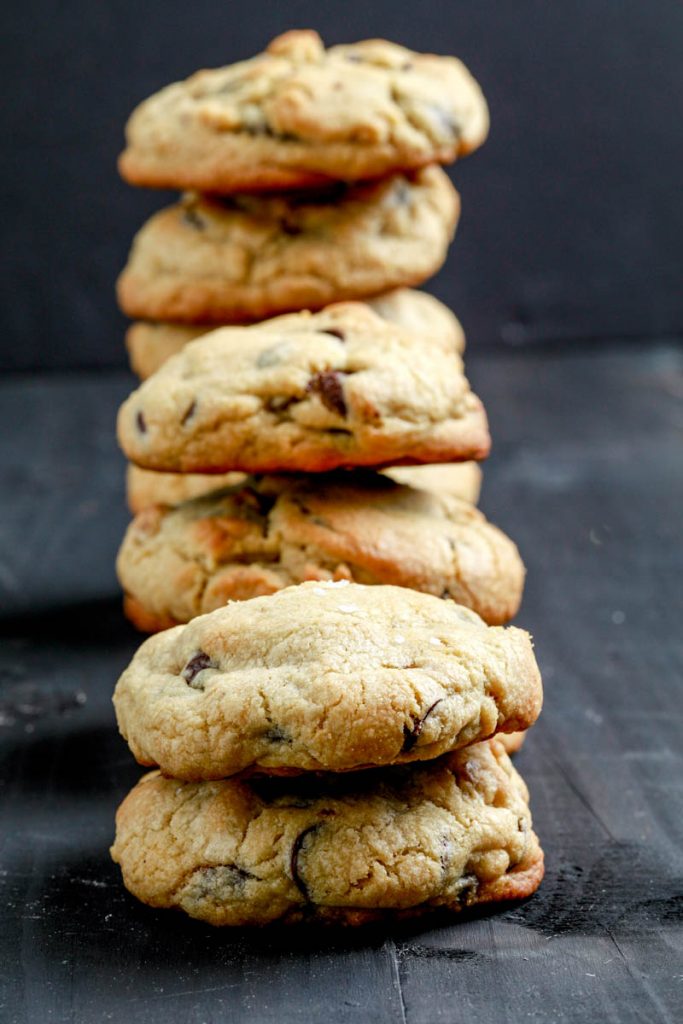 Chocolate chip and walnut cookie